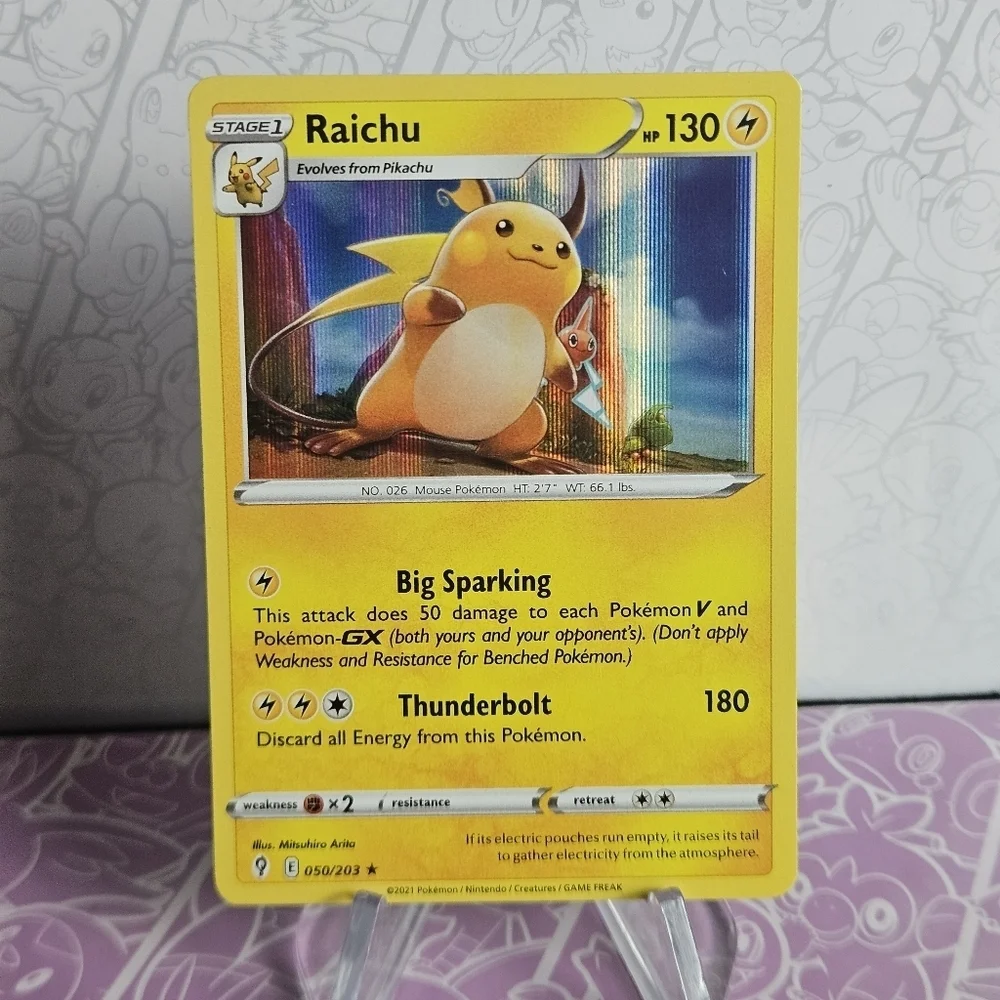 Raichu 053/203 Pokémon TCG Holo Rare